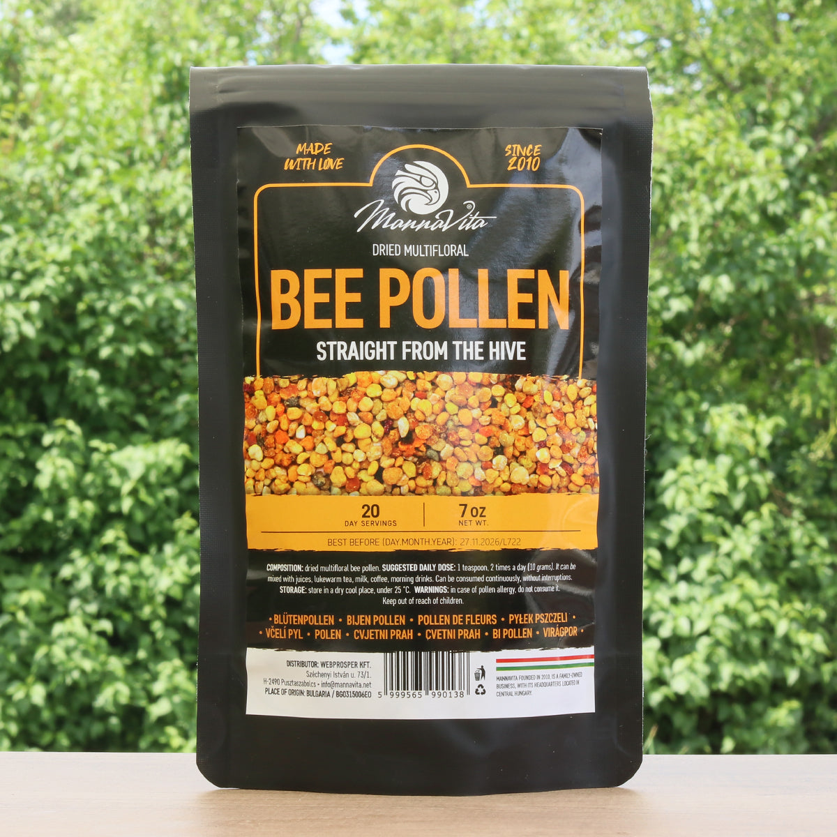 Mannavita polen de abeja multifloral seco • 200 g