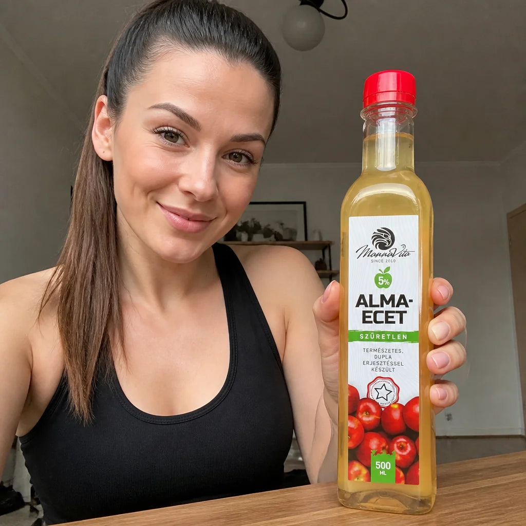Mannavita • Vinagre de Manzana sin filtrar, con doble fermentación • 500 ml