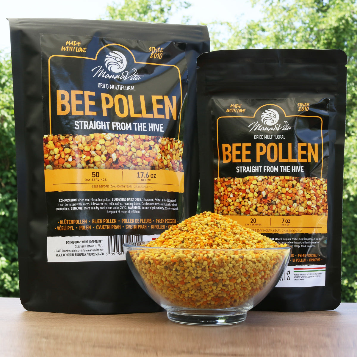Mannavita polen de abeja multifloral seco • 200 g