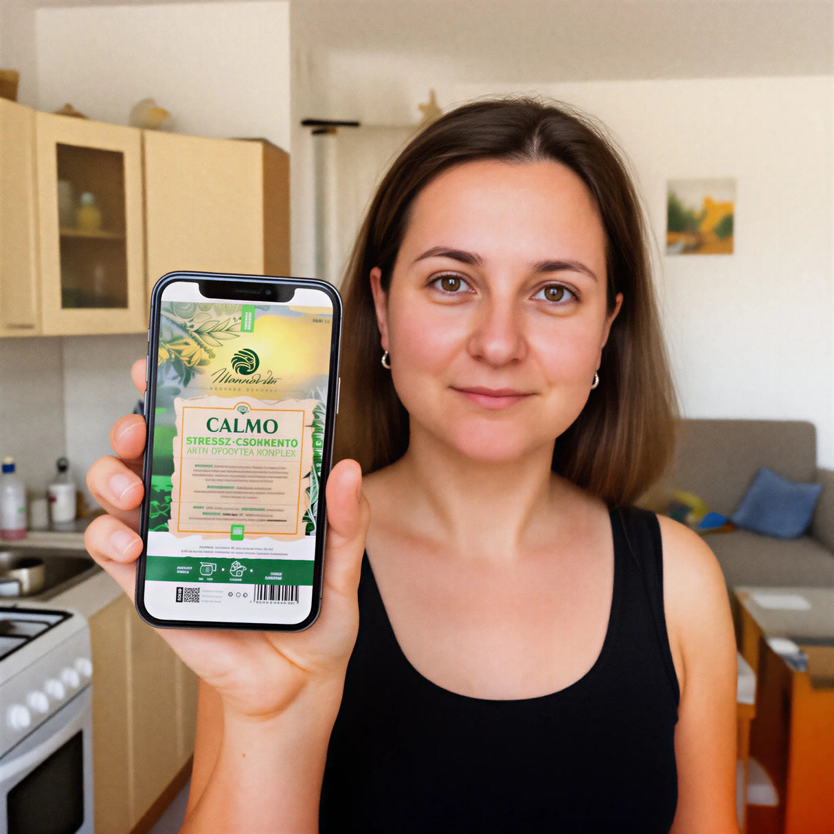 CALMO Mezcla activa de té de hierbas para aliviar el estrés • 80g