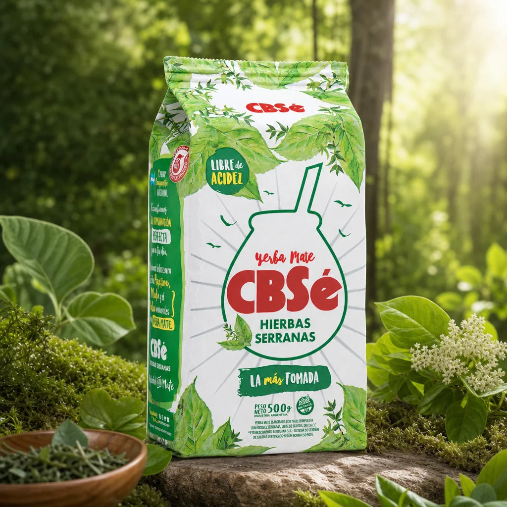 Té de yerba mate CBSé • Frutos del Bosque • 500 g