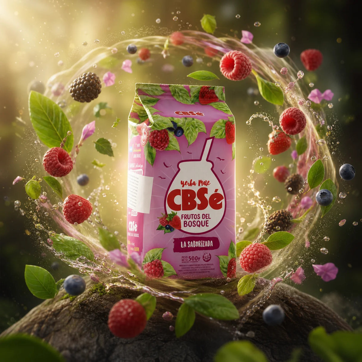 Té de yerba mate CBSé • Frutos del Bosque • 500 g