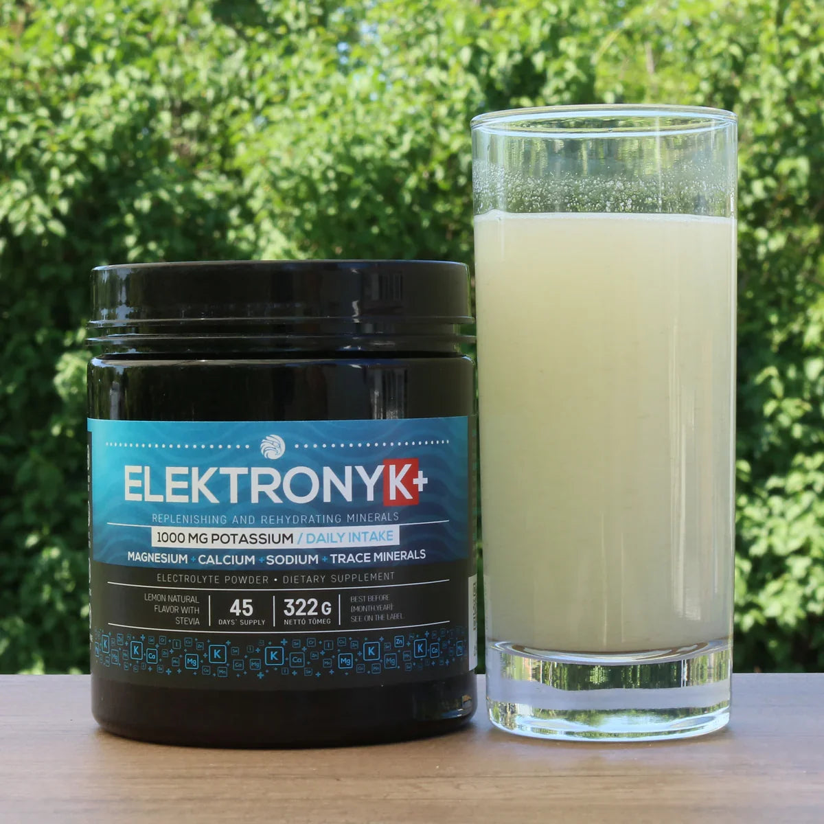 ElektronyK+ electrolyte powder with 1000 mg potassium • 322g - Mannavita