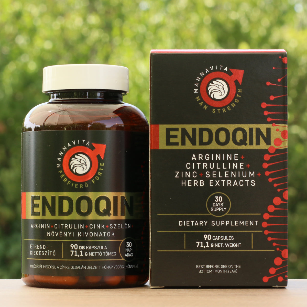 ENDOQIN mano de obra forte • 90 cápsulas