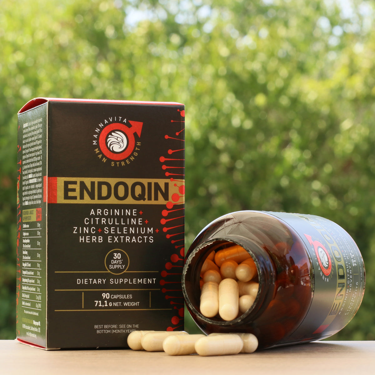 ENDOQIN mano de obra forte • 90 cápsulas