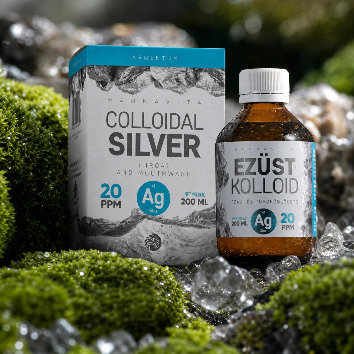 Mannavita Plata Coloidal 20 PPM • 200 ml