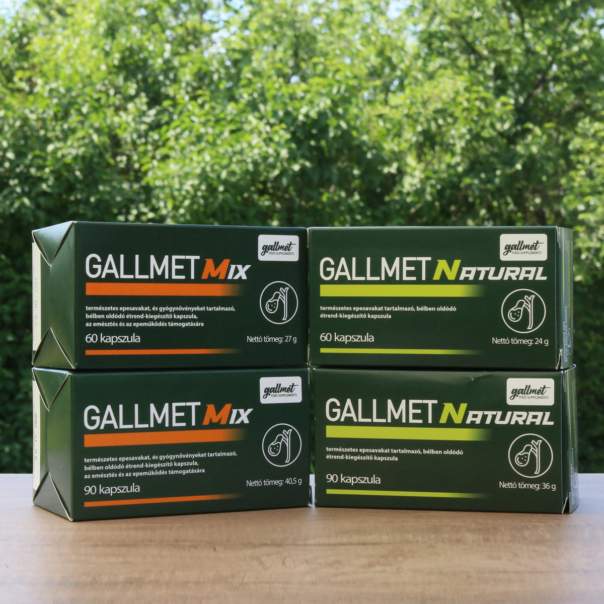 Gallmet Cápsulas de ácido biliar natural • 90 uds.
