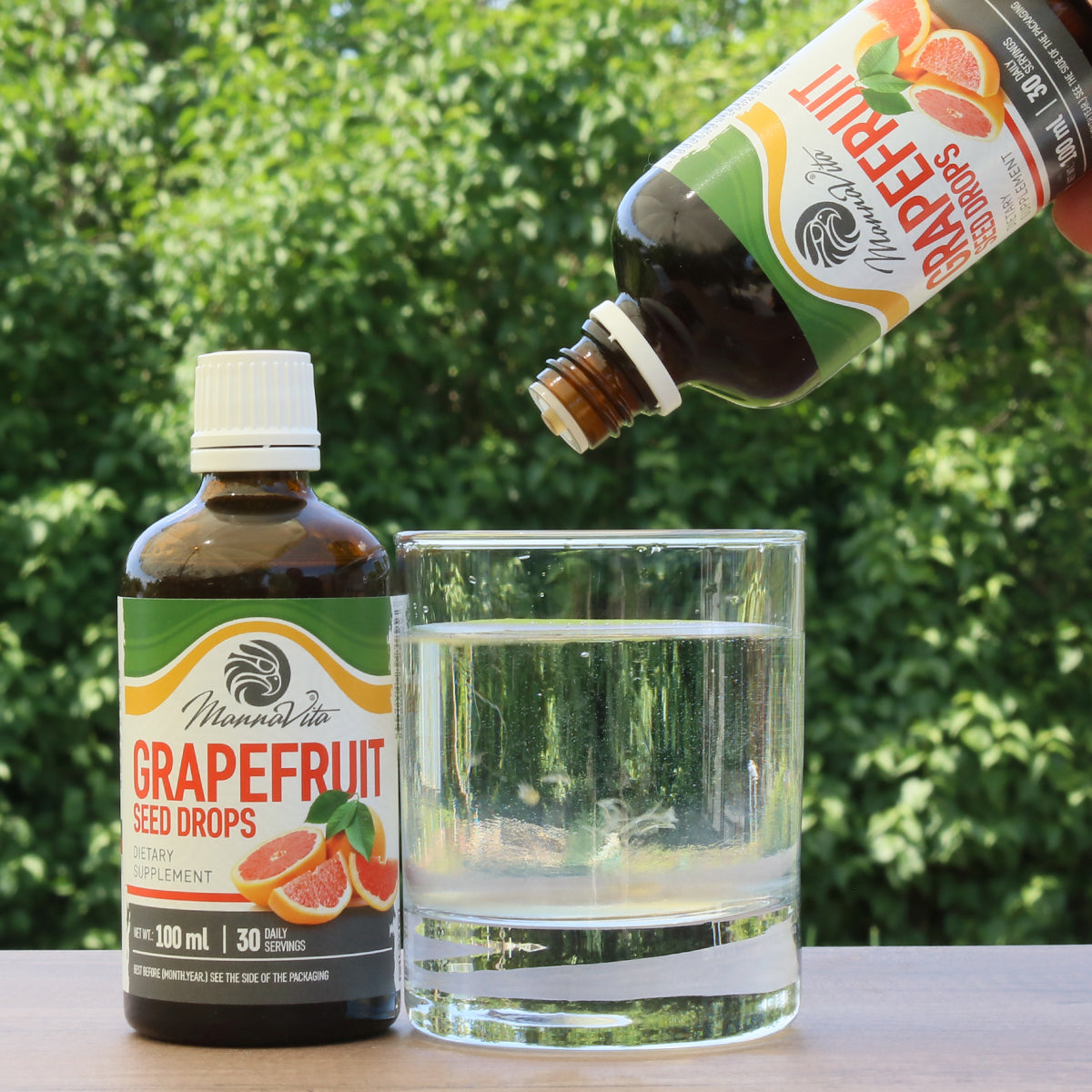 Gotas de extracto de semilla de pomelo Mannavita • 100 ml