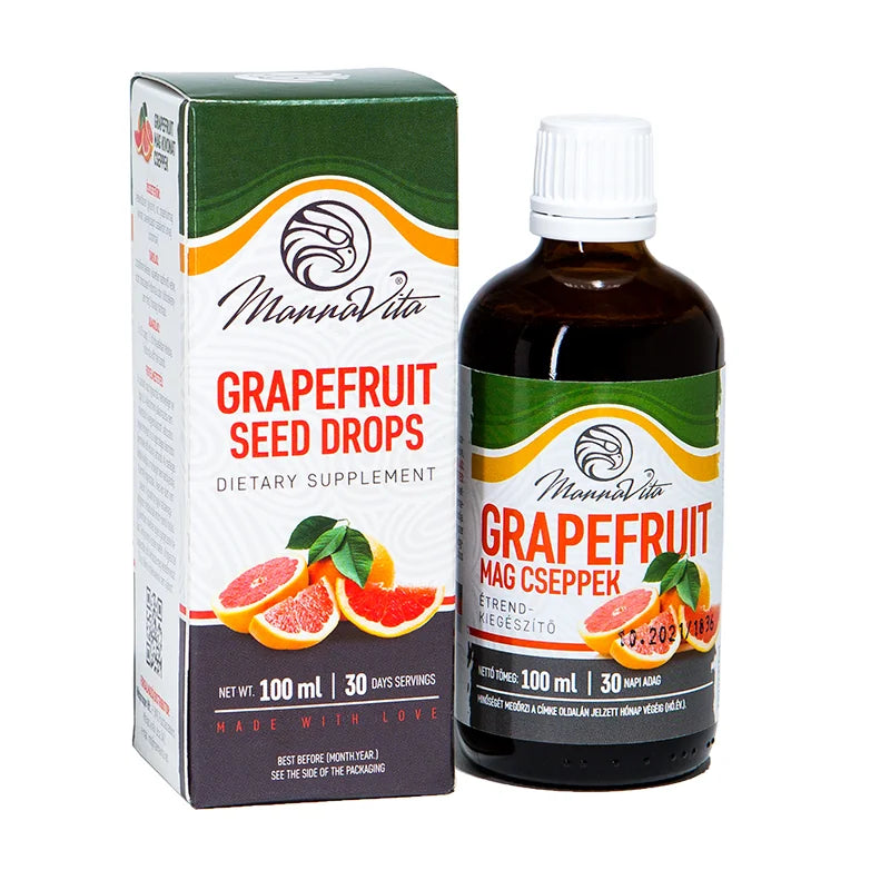 Gotas de extracto de semilla de pomelo Mannavita • 100 ml