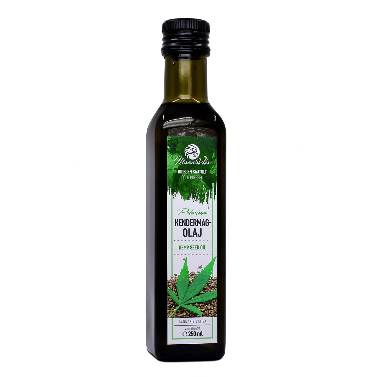 Aceite de cáñamo prensado en frío Mannavita • 250 ml