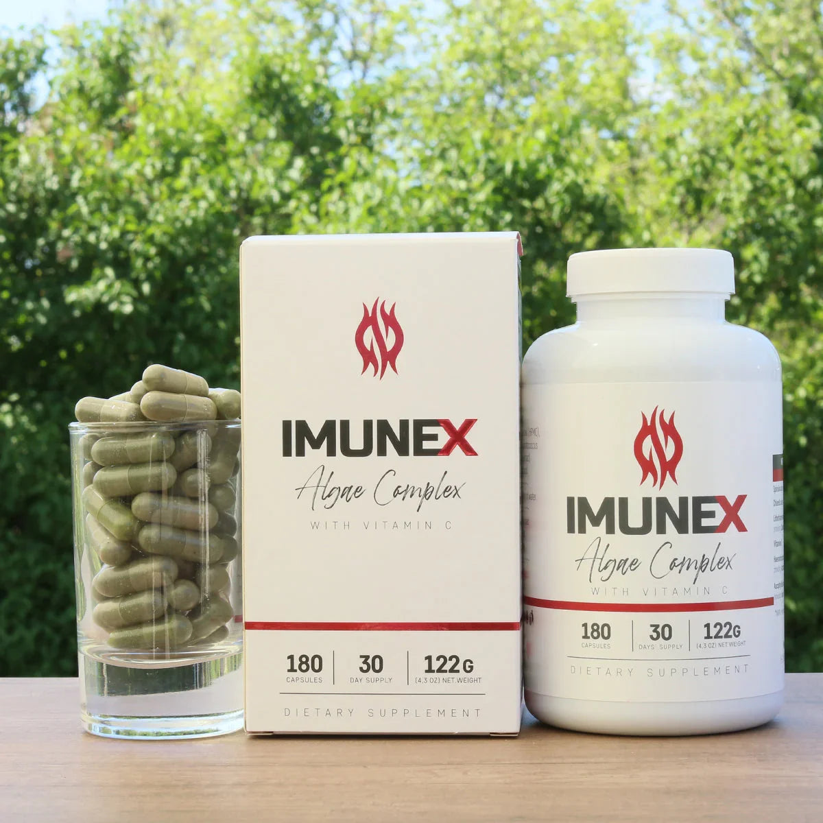 IMUNEX algae complex • with 5 algae • 180 capsules - Mannavita