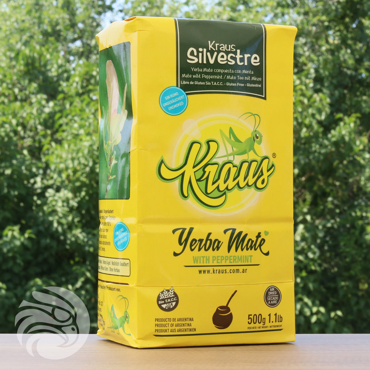 Té de yerba mate Kraus • Silvestre, MENTA • 500 g