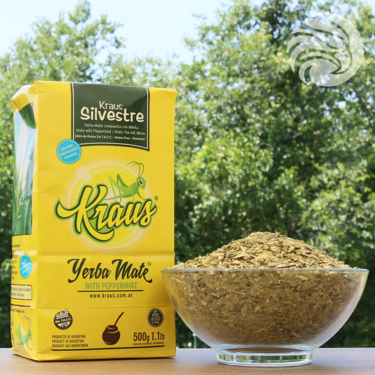 Té de yerba mate Kraus • Silvestre, MENTA • 500 g