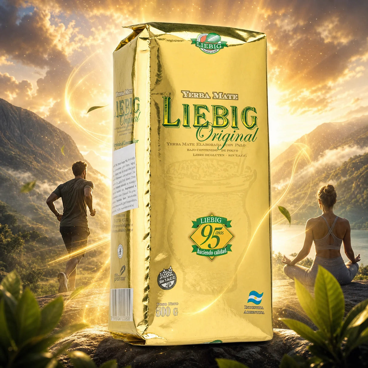 Té de yerba mate Liebig Original • Elaborada con palo • 500 g
