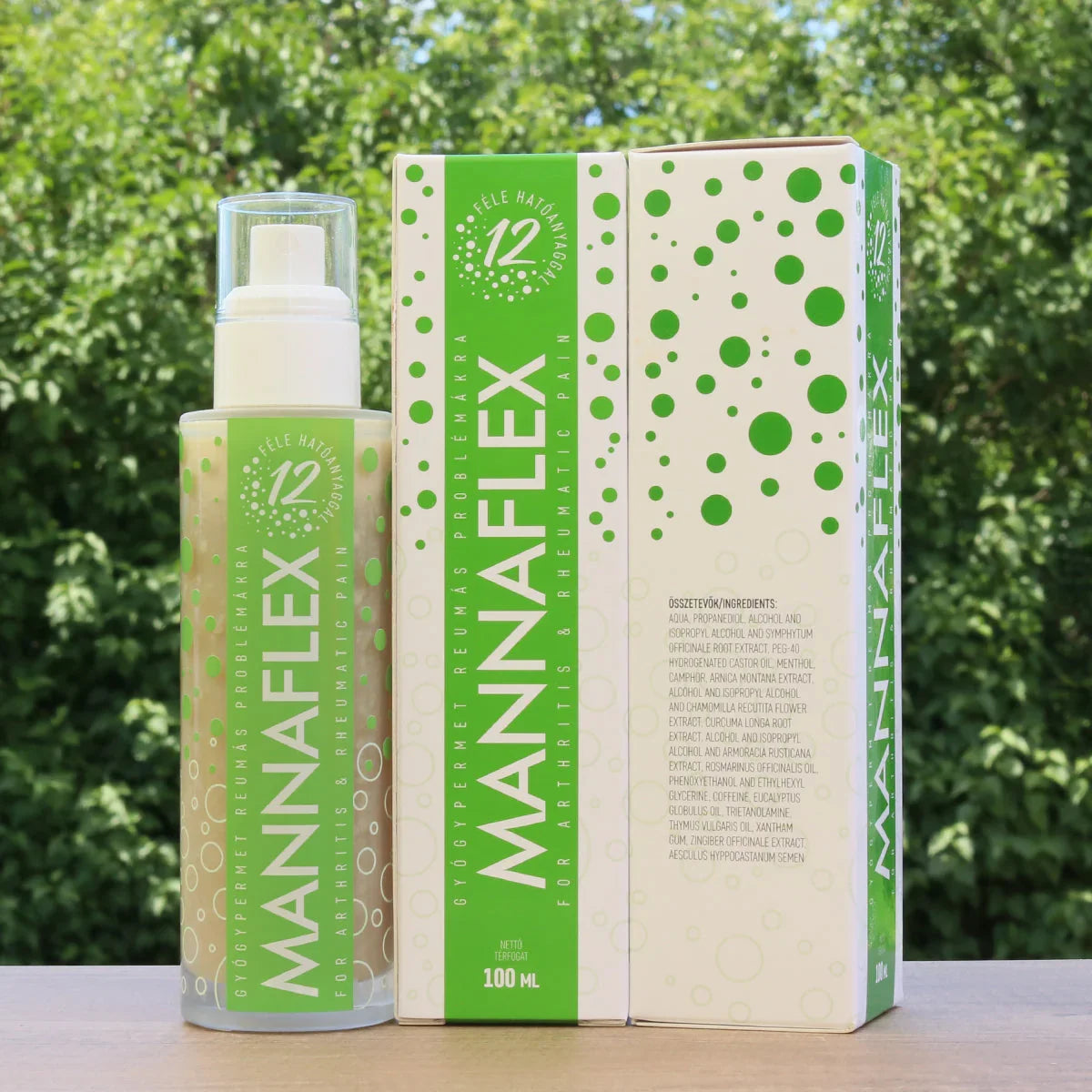 MANNAFLEX Joint & Muscle Pain relief Healing spray • 100 ml - Mannavita