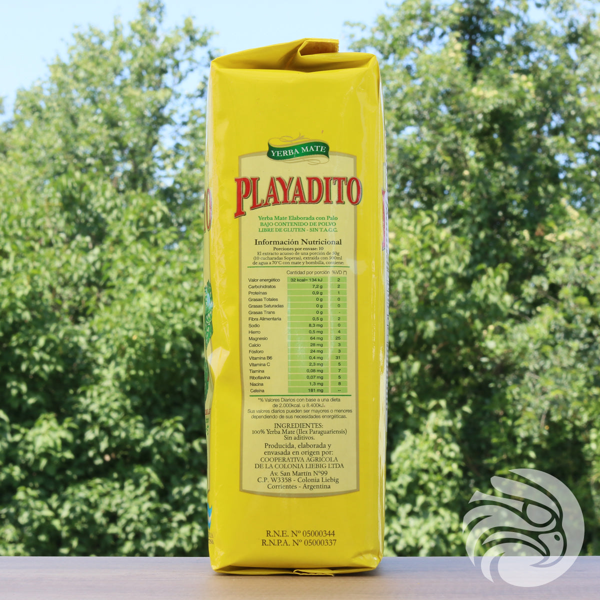 Té de yerba mate Playadito • Elaborada con palo • 500 g