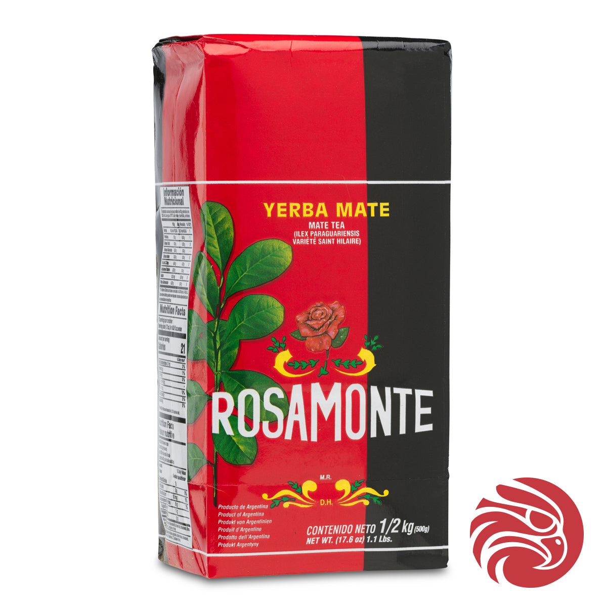 Té de yerba mate Rosamonte • Elaborada con palo • 500 g