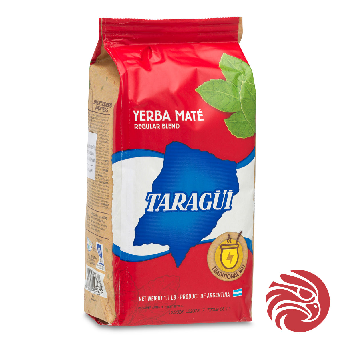 Yerba mate Taragüi • Elaborada con palo • 500 g