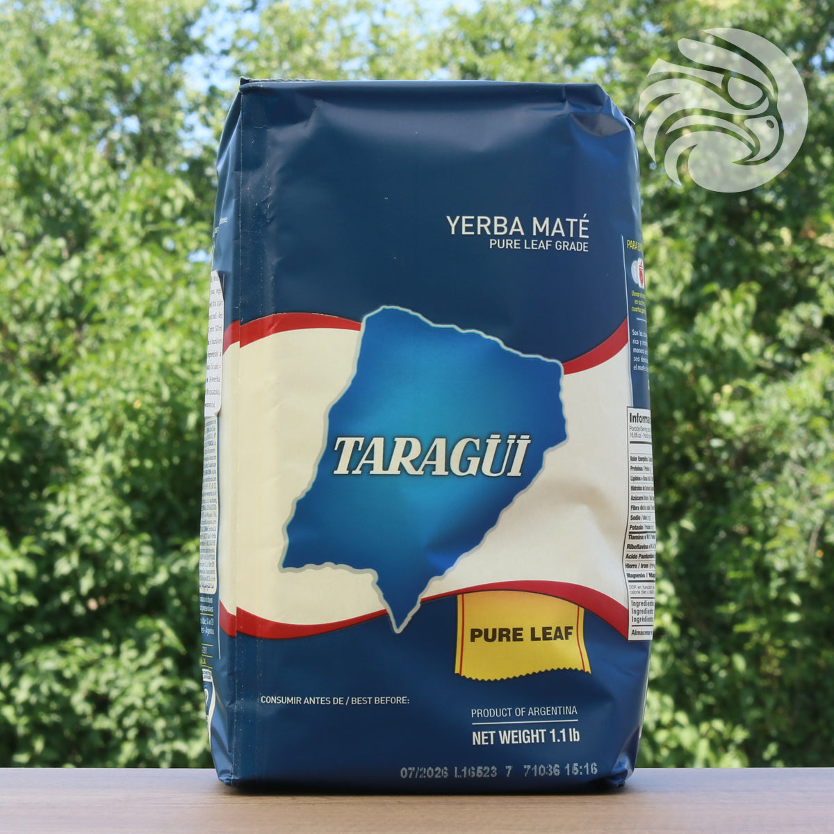 Yerba mate Taragüi • Hoja pura - Sin palo • 500 g