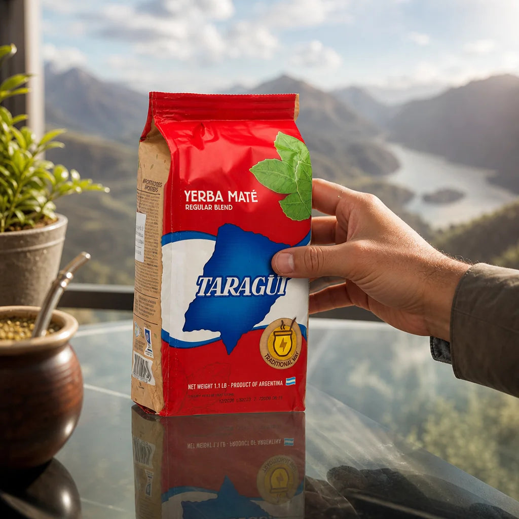 Yerba mate Taragüi • Elaborada con palo • 500 g