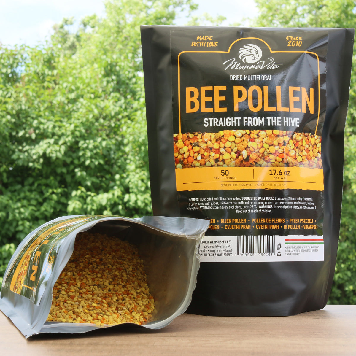 Polen de abeja multifloral seco Mannavita • 500 g