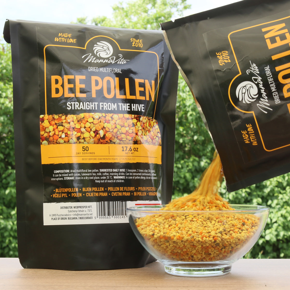 Polen de abeja multifloral seco Mannavita • 500 g