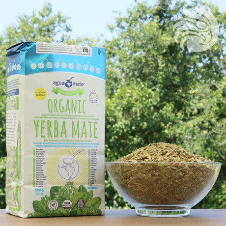 Aguamate Yerba mate orgánica • Elaborada con palo • 500 g
