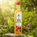 Mannavita • Vinagre de Manzana sin filtrar, con doble fermentación • 500 ml