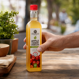 Mannavita • Vinagre de Manzana sin filtrar, con doble fermentación • 500 ml