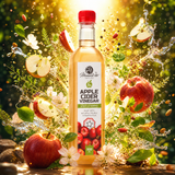 Mannavita • Vinagre de Manzana sin filtrar, con doble fermentación • 500 ml