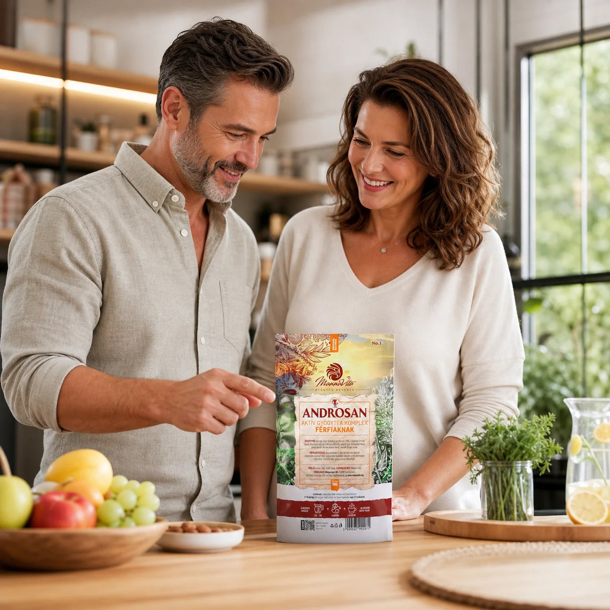ANDROSAN mezcla de té de hierbas activa para hombres • 80g