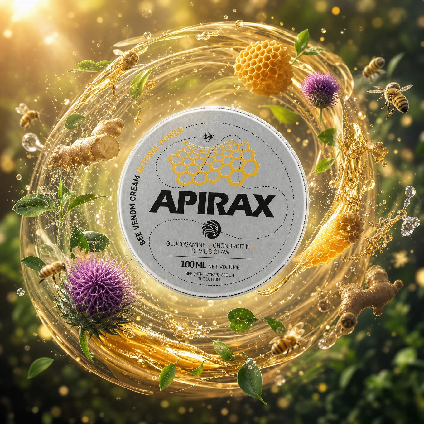 Crema de veneno de abeja APIRAX • 100 ml