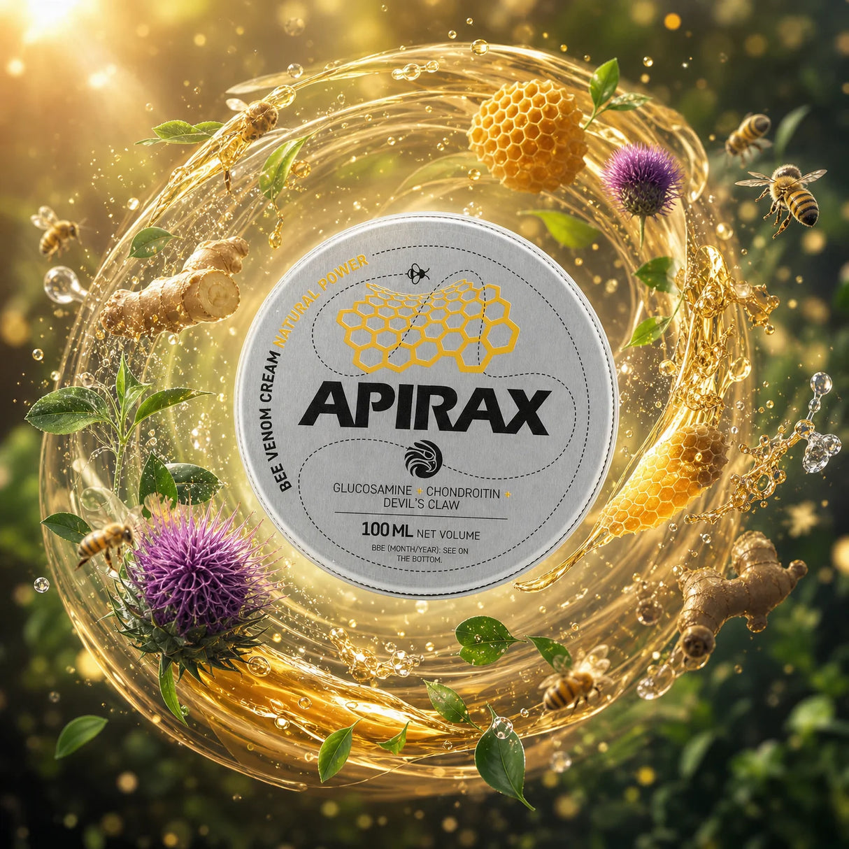Crema de veneno de abeja APIRAX • 100 ml
