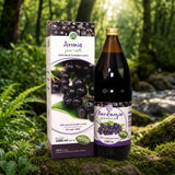 Mannavita • Jugo puro 100% prensado de bayas de Aronia • 1000 ml