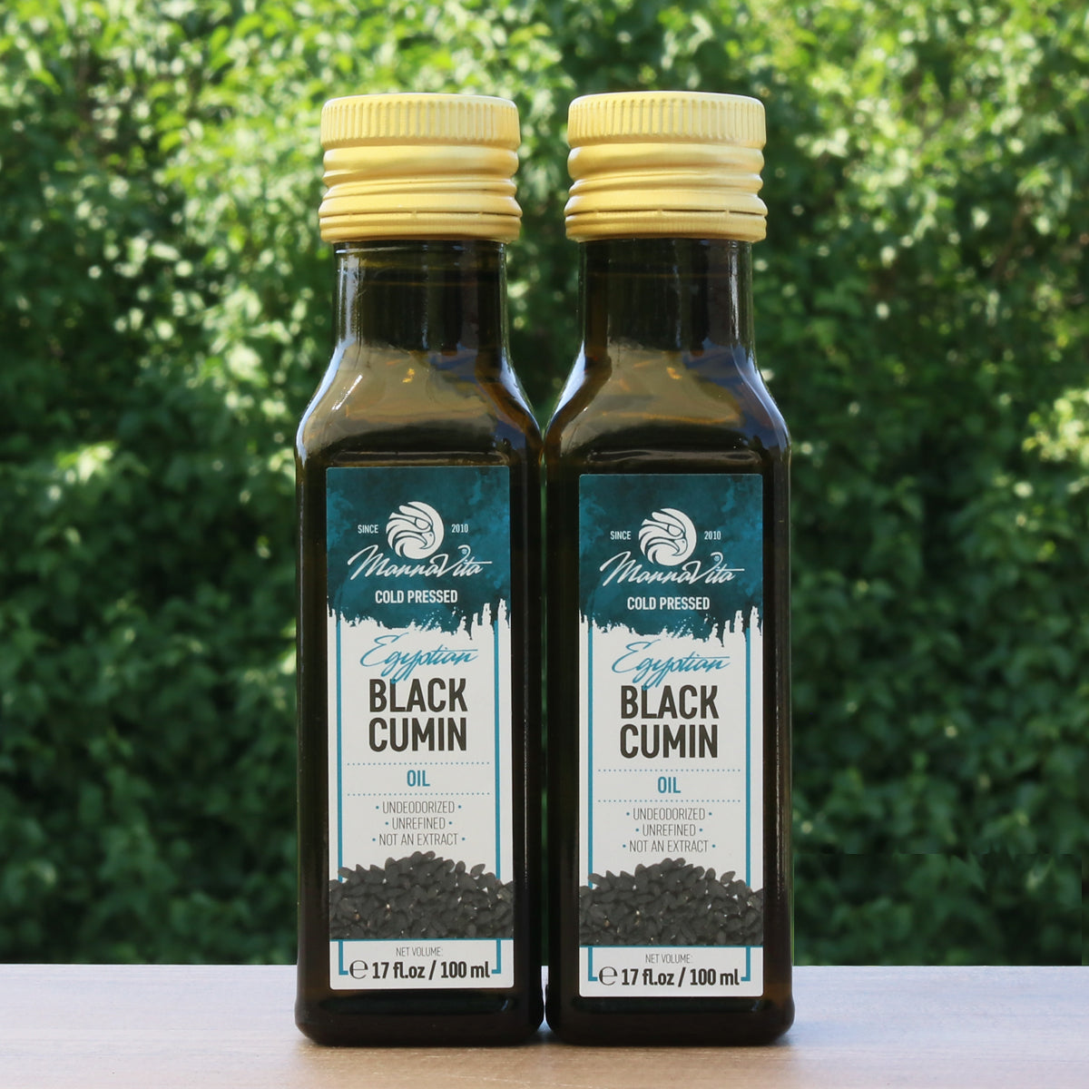 Aceite de semilla de comino negro prensado en frío Mannavita • 100 ml