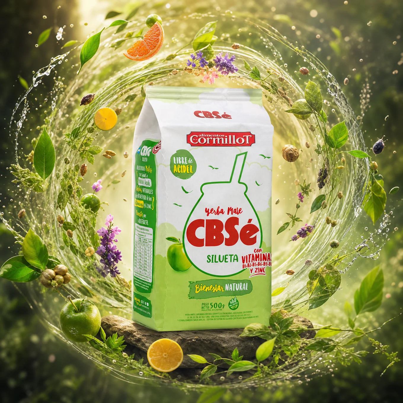 Té de yerba mate CBSé • Frutos del Bosque • 500 g