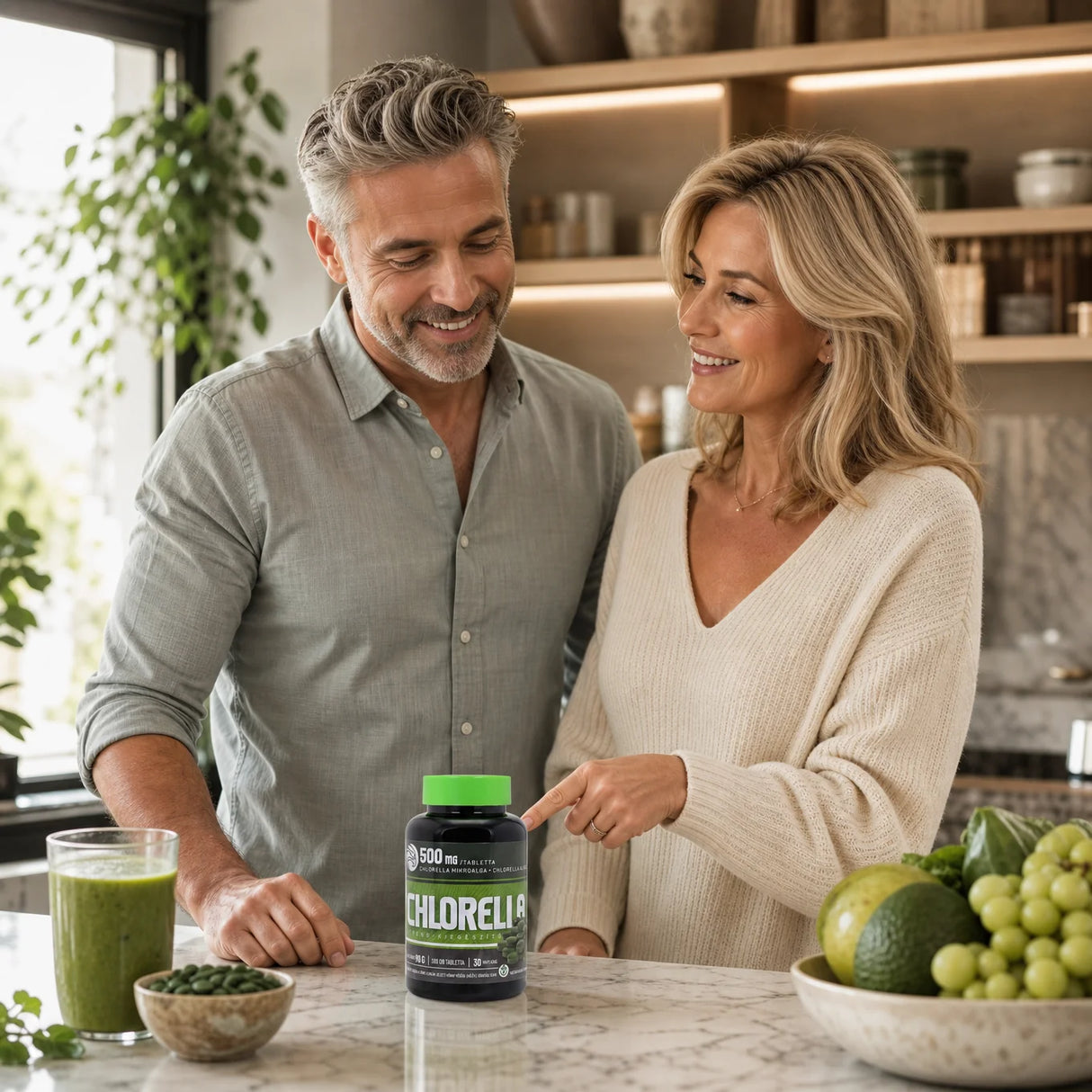Mannavita • Tabletas de Chlorella 500 mg • 180 uds.