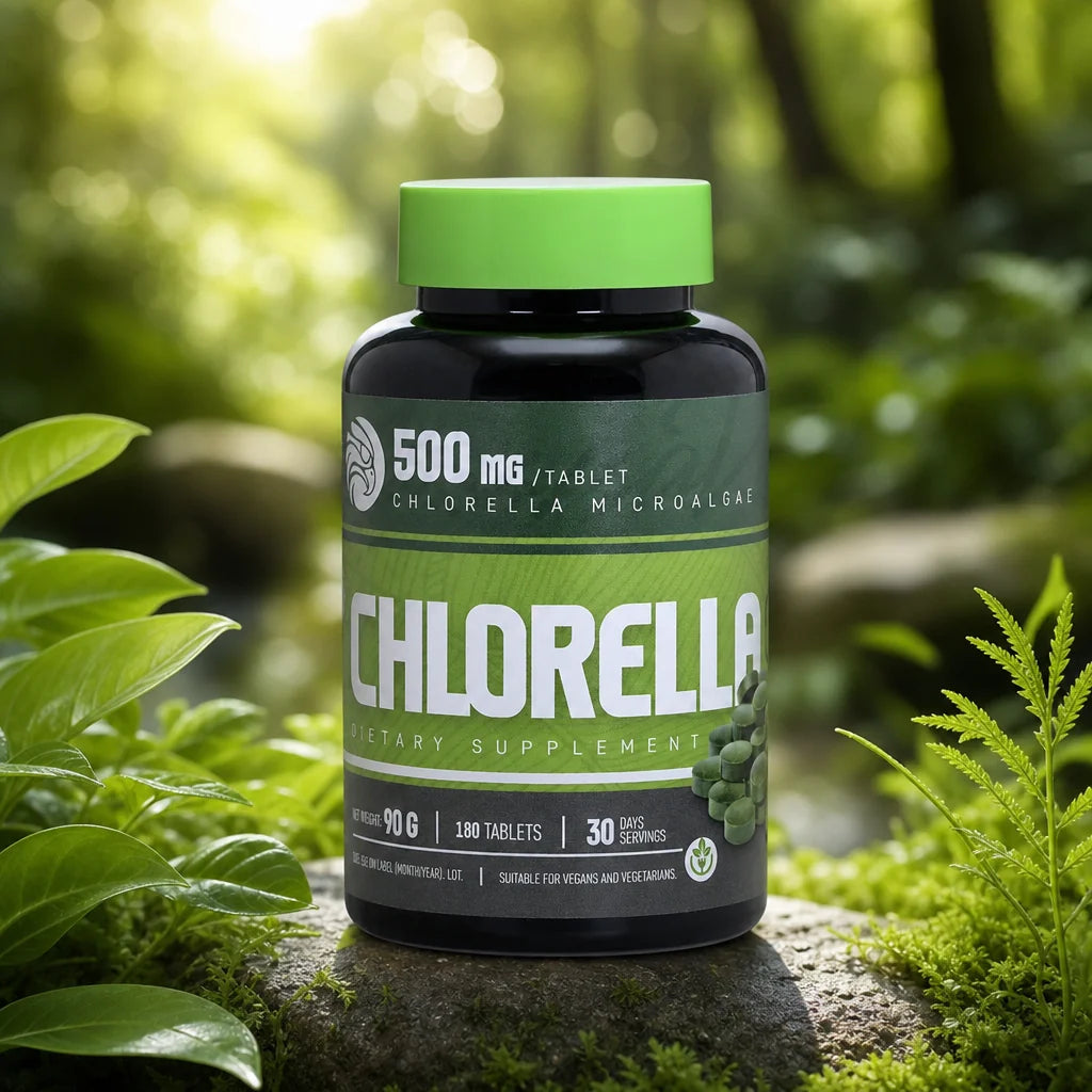 Mannavita • Tabletas de Chlorella 500 mg • 180 uds.