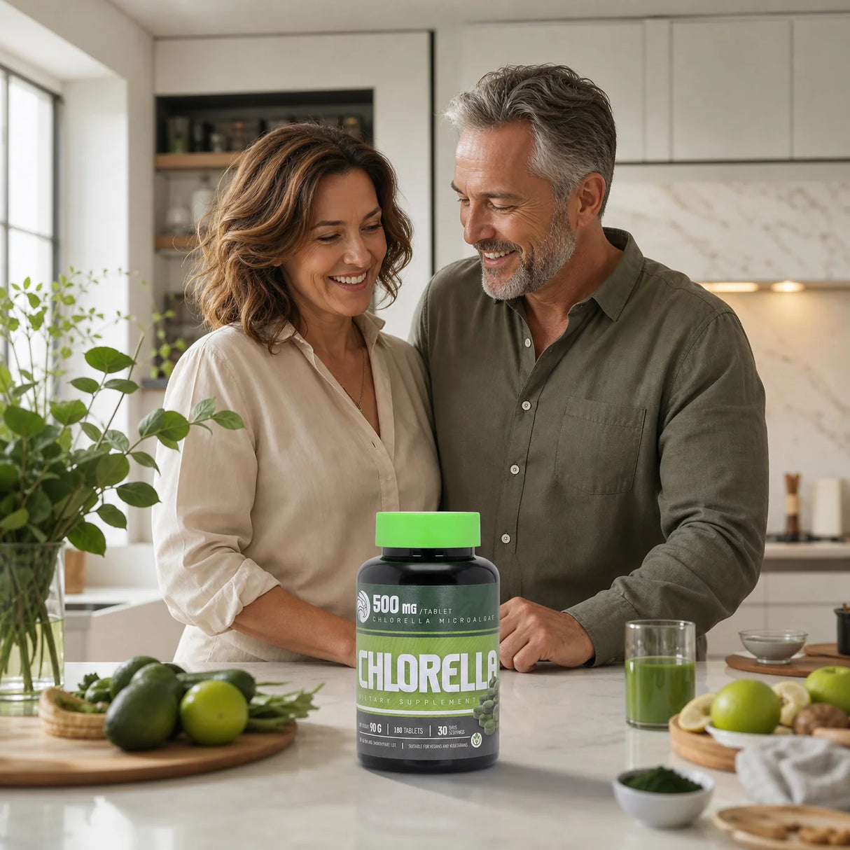 Mannavita • Tabletas de Chlorella 500 mg • 180 uds.