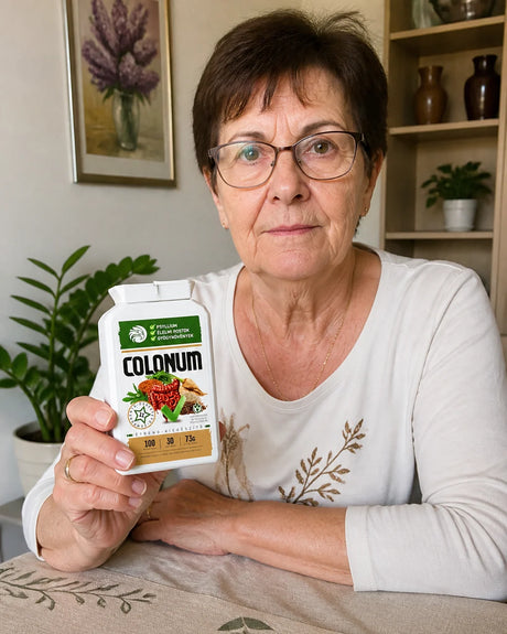 COLONUM • Cápsulas de limpieza de colon y restauración intestinal • 100 cápsulas