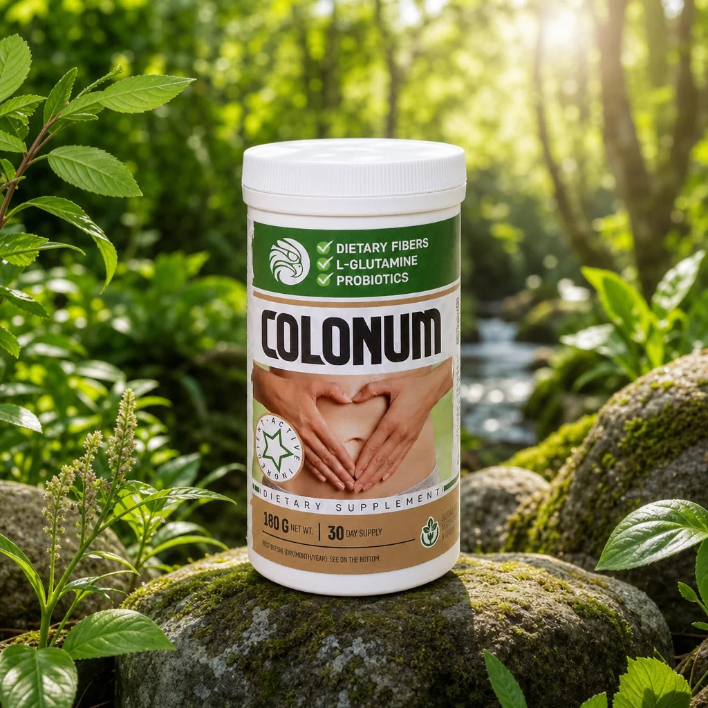 COLONUM polvo para limpieza de colon y restauración intestinal • 180g