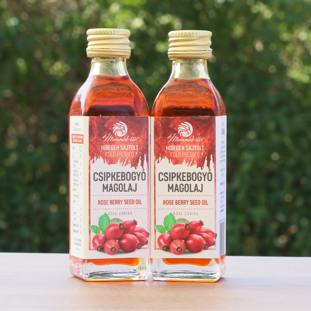 Aceite de semilla de rosa mosqueta húngaro prensado en frío Mannavita • 40 ml