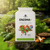 ENZIMA+  • Complejo de enzimas digestivas con Betain HCL • 90 cápsulas
