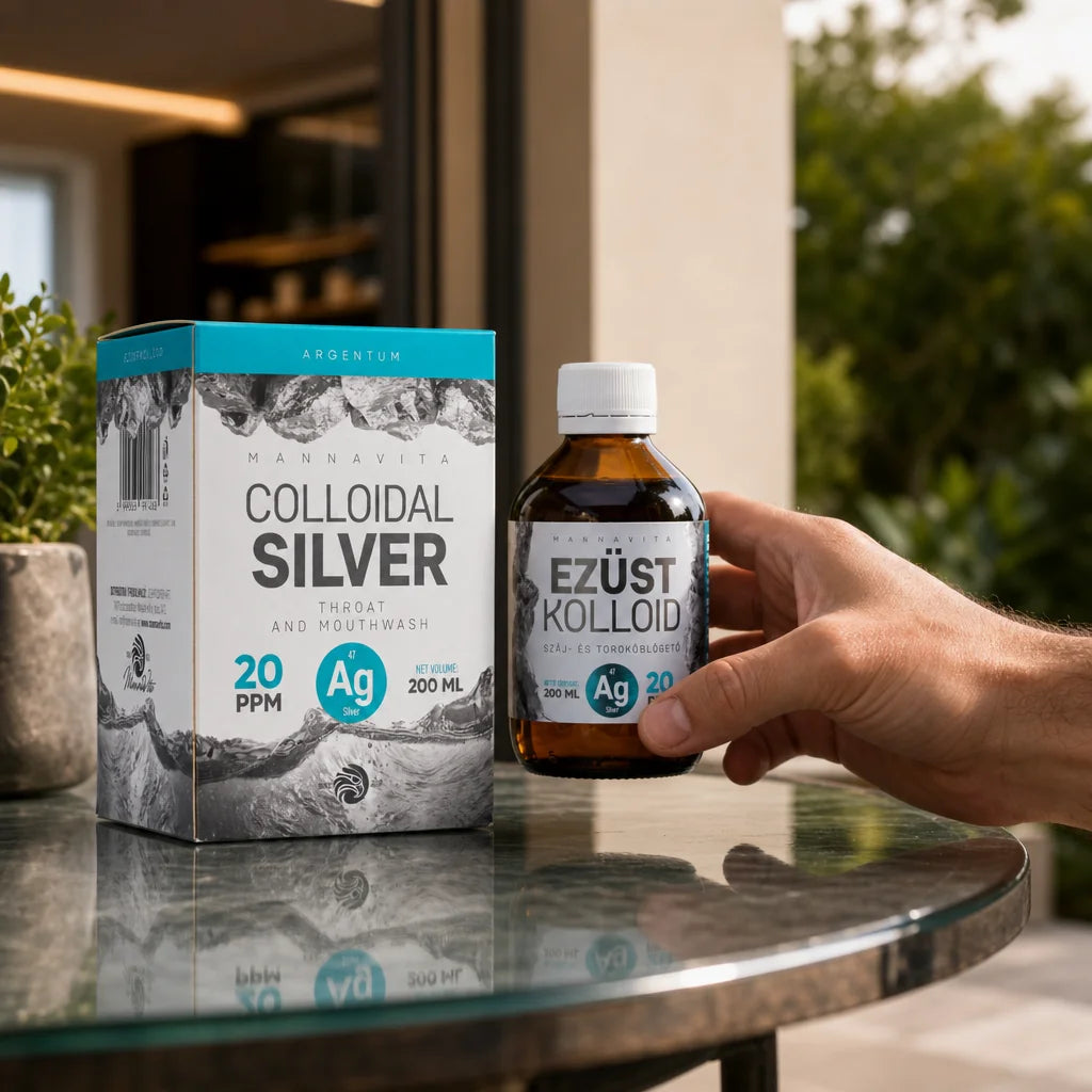 Mannavita Plata Coloidal 20 PPM • 200 ml