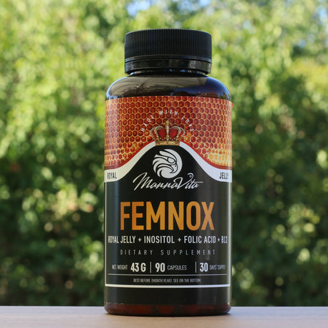 FEMNOX Jalea Real + Inositol + Ácido Fólico + complejo B12 • 90 cápsulas
