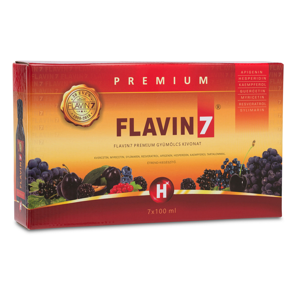 Flavin7 Complejo premium de bioflavonoides • 7 x 100 ml