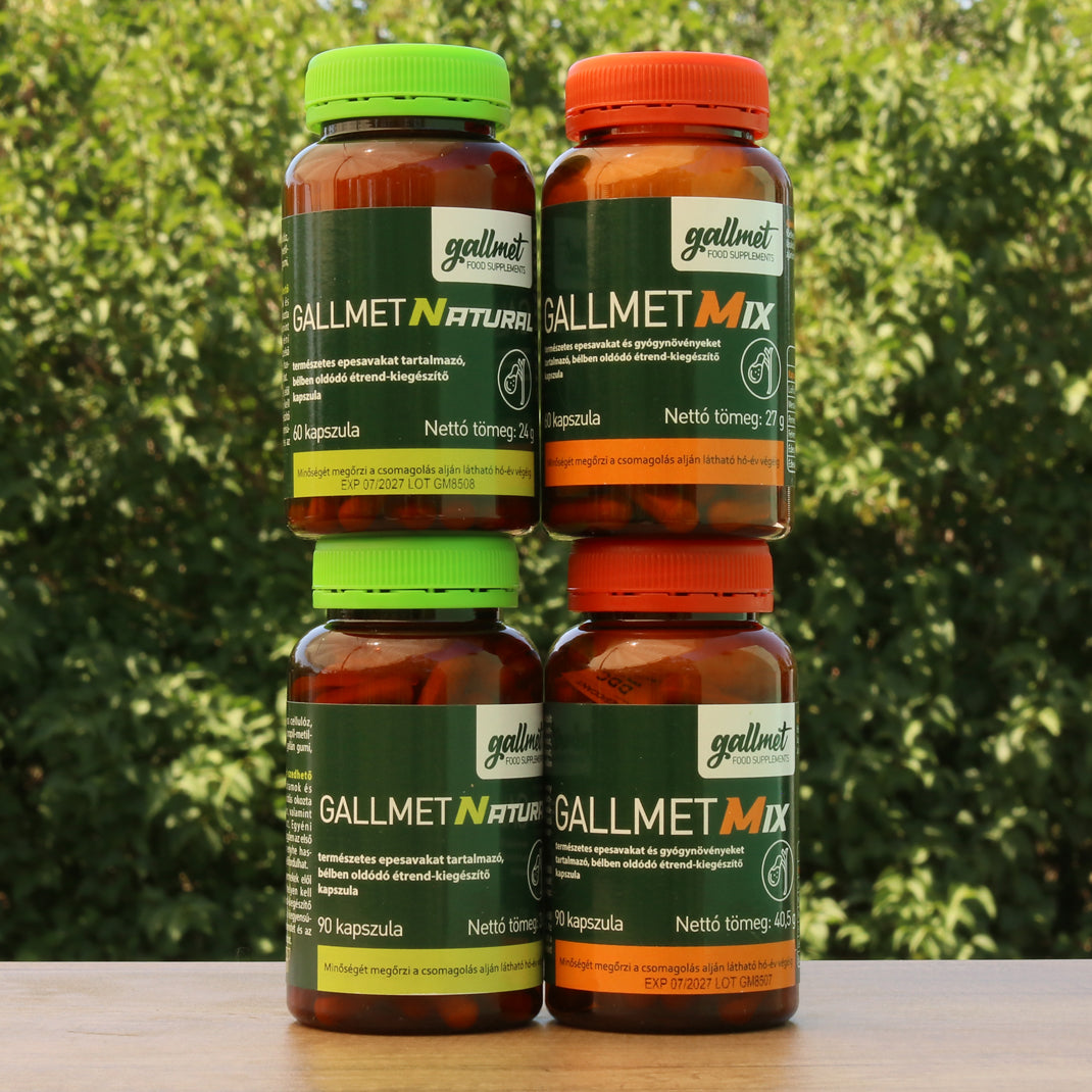 Gallmet Cápsulas de ácido biliar natural • 90 uds.
