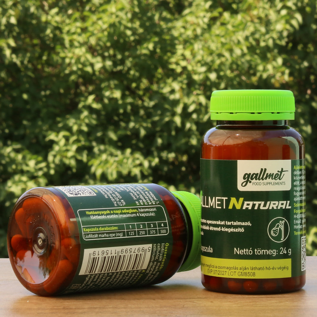 Gallmet Cápsulas de ácido biliar natural • 90 uds.
