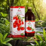 Mannavita • Jugo puro 100% prensado de bayas de Goji • 500 ml