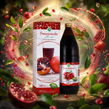 Mannavita Jugo puro de Granada, 100% prensado • 1000 ml